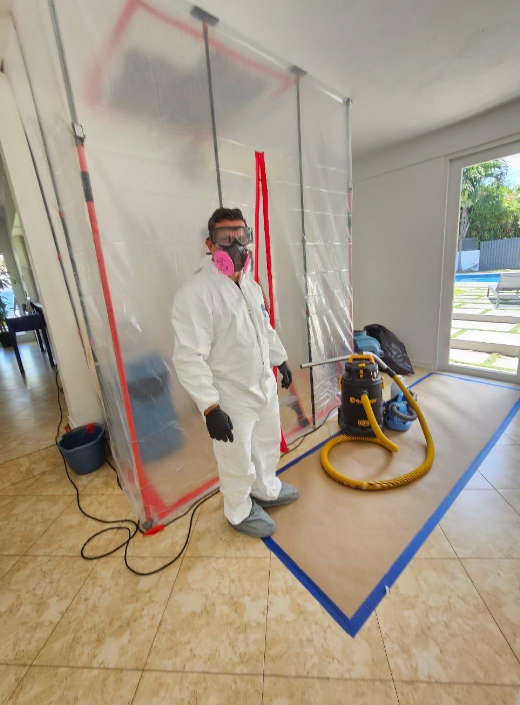 Controlled mold remediation